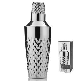 Irving Faceted Cocktail Shaker in Silver ViskiÂ®