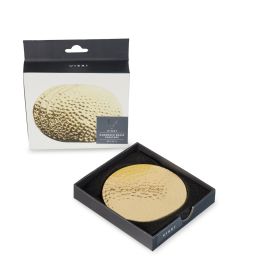 Hammered Brass Coasters by ViskiÂ®